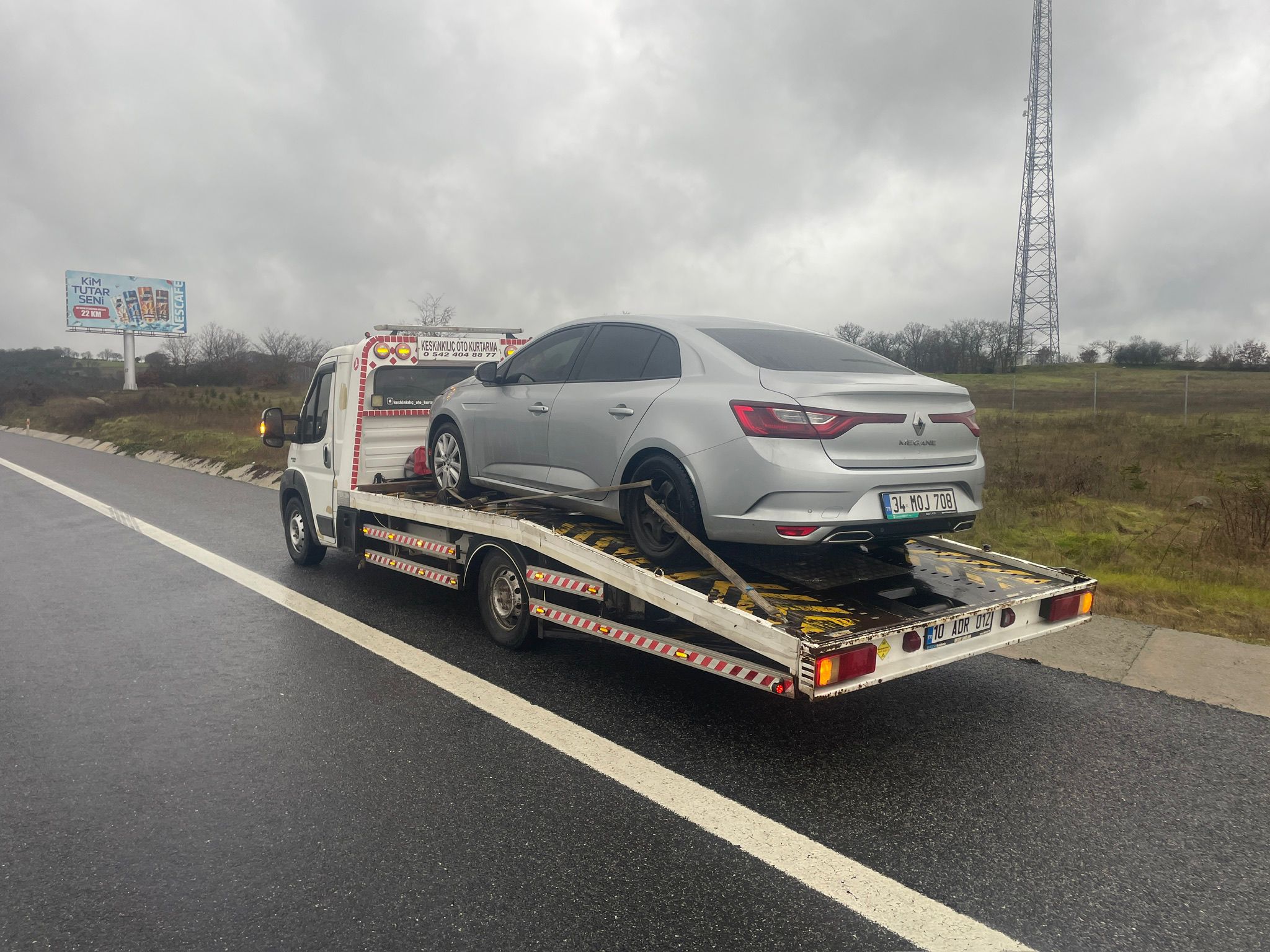 Gece çekici hizmeti